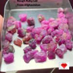 51.65 ct Afghan Ruby Rough Lot – Pure Red Energy in Untouched Crystal Form