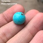 Voluminous Afghan Turquoise Cabochon – 12.25 Carats of Natural Splendor