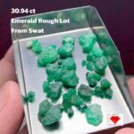 30.94 ct Rough Emerald Lot – Swat Valley, Pakistan