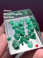 30.94 ct Rough Emerald Lot – Swat Valley, Pakistan