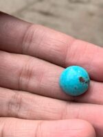 Voluminous Afghan Turquoise Cabochon – 12.25 Carats of Natural Splendor - Image 2