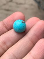 Voluminous Afghan Turquoise Cabochon – 12.25 Carats of Natural Splendor - Image 3