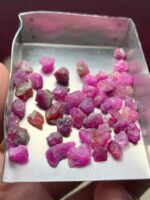51.65 ct Afghan Ruby Rough Lot – Pure Red Energy in Untouched Crystal Form - Image 6