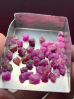 51.65 ct Afghan Ruby Rough Lot – Pure Red Energy in Untouched Crystal Form - Image 7