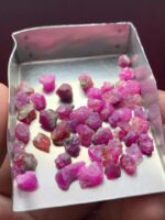 51.65 ct Afghan Ruby Rough Lot – Pure Red Energy in Untouched Crystal Form - Image 9