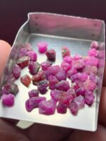 51.65 ct Afghan Ruby Rough Lot – Pure Red Energy in Untouched Crystal Form - Image 10
