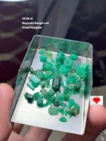 29.10ct Panjshir Emerald Rough Lot: Natural Green Gemstone