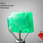 A Delicate 7.10-Carat Swat Emerald Crystal — Nature’s Precision in Green