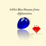 Rare Blue Hauyne – 0.09 Carats of Pure Elegance