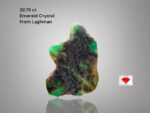 Unearthing a Gem: 32.75 ct Emerald Crystal from Laghman, Afghanistan