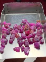 46.05ct Afghan Ruby Rough Lot: Untouched Crimson Brilliance - Image 9