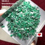 188.40ct Swat Emerald Rough Lot – Natural Green Gems from Pakistan