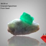 39.30 ct Swat Emerald Specimen: Monumental Scale in Natural Crystal Form