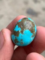 Radiant Afghan Turquoise: A 31.32 ct Cabochon Gem - Image 3