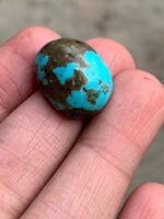 Radiant Afghan Turquoise: A 31.32 ct Cabochon Gem - Image 5