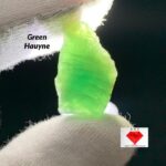 Most Rare 20 ct Green Hauyne specimen from Badakhshan, Afghanistan