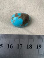Radiant Afghan Turquoise: A 31.32 ct Cabochon Gem - Image 8