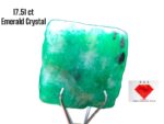 17.51ct Afghan Emerald Crystal: Natural Gemstone
