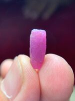 6.365ct Natural Afghan Ruby Crystal – Untreated Elongated Gemstone - Image 2