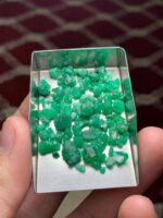 43.45 Carat Swat Valley Emerald Rough Lot – Genuine Raw Gemstone - Image 11
