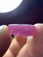 6.365ct Natural Afghan Ruby Crystal – Untreated Elongated Gemstone - Image 3