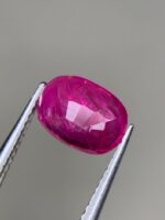 Vibrant Heritage: 1.800ct Natural Faceted Afghan Ruby (Oval Cut) - Image 4