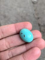 Impressive Afghan Turquoise Cabochon: 23.40 Carats of Natural Brilliance - Image 5