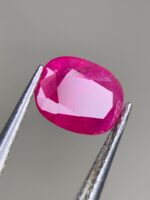 Vibrant Heritage: 1.800ct Natural Faceted Afghan Ruby (Oval Cut) - Image 6