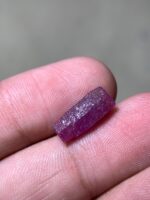 6.365ct Natural Afghan Ruby Crystal – Untreated Elongated Gemstone - Image 9