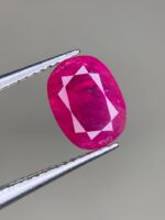 Vibrant Heritage: 1.800ct Natural Faceted Afghan Ruby (Oval Cut) - Image 10