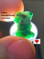 11.94ct Swat Emerald Crystal – Rare Collector’s Gem with Imposing Natural Form