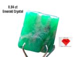 11.84ct Afghan Emerald Crystal: Gemstone for Jewelry Design
