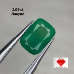 Most Rare 1.05 ct Green Hauyne from Badakhshan, Afghanistan
