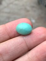 The Allure of Afghan Turquoise: A 6.75 ct Cabochon Gemstone - Image 11