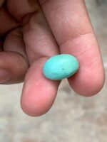 The Allure of Afghan Turquoise: A 6.75 ct Cabochon Gemstone - Image 3
