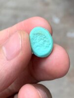The Allure of Afghan Turquoise: A 6.75 ct Cabochon Gemstone - Image 7