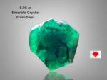 5.95 ct Natural Emerald Crystal – 12.49 × 11.27 × 6.20 mm Swat Valley Treasure