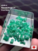 A 42.80 Emerald Rough Lot from Swat Valley