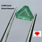 Unveiling the Beauty of Trigonal Cut Green Hauyne  0.281 ct  A Rare Collector’s Gem