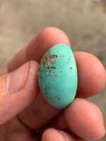 Exquisite Afghan Turquoise Cabochon: 24.32 Carats of Natural Splendor - Image 11