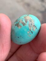 Exquisite Afghan Turquoise Cabochon: 24.32 Carats of Natural Splendor - Image 3