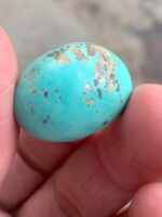Exquisite Afghan Turquoise Cabochon: 24.32 Carats of Natural Splendor - Image 4