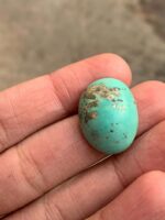 Exquisite Afghan Turquoise Cabochon: 24.32 Carats of Natural Splendor - Image 6