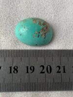Exquisite Afghan Turquoise Cabochon: 24.32 Carats of Natural Splendor - Image 8