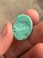 Exquisite Afghan Turquoise Cabochon: 24.32 Carats of Natural Splendor - Image 9