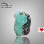 Laghman Emerald Crystal – 28.00ct Afghan Gemstone