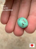 The 9.80 Ct Afghan Turquoise Cabochon: A Piece of Desert Sky