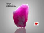Crimson Precision: 10.40ct Afghan Ruby Specimen with Elegant Proportions