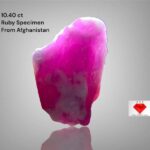 Crimson Precision: 10.40ct Afghan Ruby Specimen with Elegant Proportions