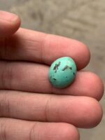 The 9.80 Ct Afghan Turquoise Cabochon: A Piece of Desert Sky - Image 6